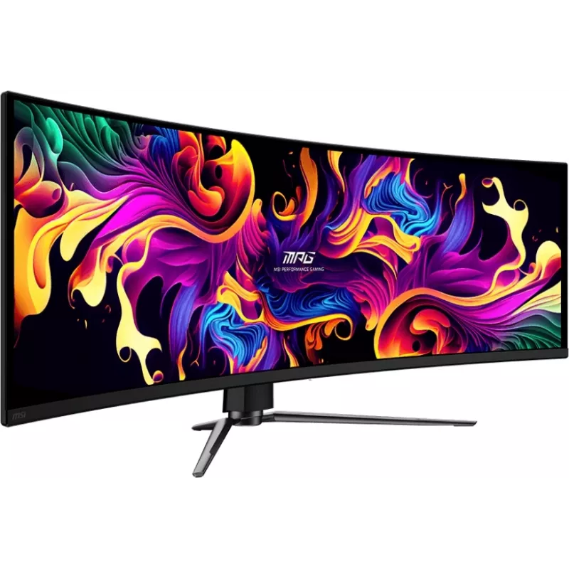 Монитор MSI 49" MPG 491CQPX QD-OLED черный QD OLED LED 32:9 HDMI матовая HAS Piv 250cd 178гр/178гр 5120x1440 240Hz DP USB 10.6кг