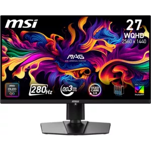  MSI 265quot Mag 271QP QDOLED X28 QD OLED LED 169 HDMI HAS Piv 250cd 178178 2560x1440 280Hz DP Quad 2K 1440p 82