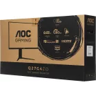 Монитор AOC 27" Q27G4ZD черный QD OLED LED 16:9 HDMI матовая HAS Piv 1500000:1 1000cd 178гр/178гр 2560x1440 240Hz DP Quad 2K (1440p) USB 6.6кг