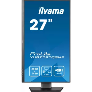  Iiyama 27quot ProLite XUB2797QSNPB1 IPS LED 169 HDMI MM HAS Piv 300cd 178178 2560x1440 100Hz DP WQ USB 61