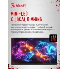Монитор Bloody 27" MN1X черный IPS LED 1ms 16:9 HDMI M/M матовая HAS Piv 600cd 178гр/178гр 2560x1440 210Hz G-Sync FreeSync DP 2K 5.84кг