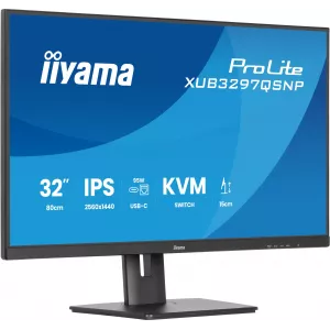  Iiyama 32quot ProLite XUB3297QSNPB1 IPS LED 1ms 169 HDMI MM HAS Piv 10001 350cd 178178 2560x1440 100Hz DP Quad 2K 1440p USB 95