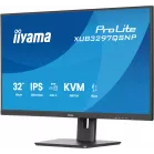 Монитор Iiyama 32" ProLite XUB3297QSNP-B1 черный IPS LED 1ms 16:9 HDMI M/M матовая HAS Piv 1000:1 350cd 178гр/178гр 2560x1440 100Hz DP Quad 2K (1440p) USB 9.5кг