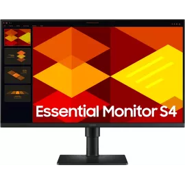 Монитор Samsung 27" Essential S4 S27D400GAUXEN черный IPS LED 16:9 HDMI матовая HAS Piv 1000:1 250cd 178гр/178гр 1920x1080 100Hz DP FHD USB 4кг