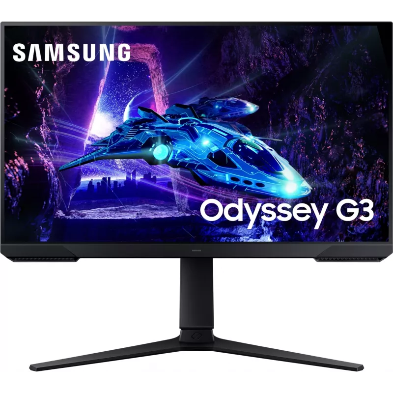 Монитор Samsung 23.8" Odyssey G3 LS24DG302EUXEN черный VA LED 16:9 HDMI матовая HAS Piv 250cd 178гр/178гр 1920x1080 180Hz FreeSync DP FHD 3.9кг