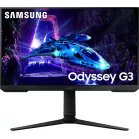 Монитор Samsung 24" Odyssey G3 LS24DG300EUXEN черный VA LED 16:9 HDMI матовая HAS Piv 250cd 178гр/178гр 1920x1080 180Hz FreeSync DP FHD 3.9кг