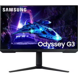 Монитор Samsung 27" Odyssey G3 LS27DG300EUXEN черный VA LED 16:9 HDMI матовая HAS Piv 3000:1 250cd 178гр/178гр 1920x1080 180Hz DP FHD 4.4кг