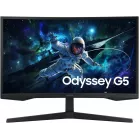 Монитор Samsung 27" Odyssey G5 S27CG552EMXUE черный VA LED 1ms 16:9 HDMI матовая 300cd 178гр/178гр 2560x1440 165Hz DP Quad 2K (1440p) USB 4.1кг