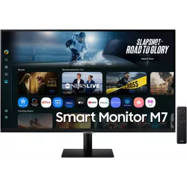 Монитор Samsung 32" LS32FM702UMXUE черный VA LED 4ms 16:9 HDMI M/M матовая 3000:1 300cd 178гр/178гр 3840x2160 60Hz 4K USB 6.5кг