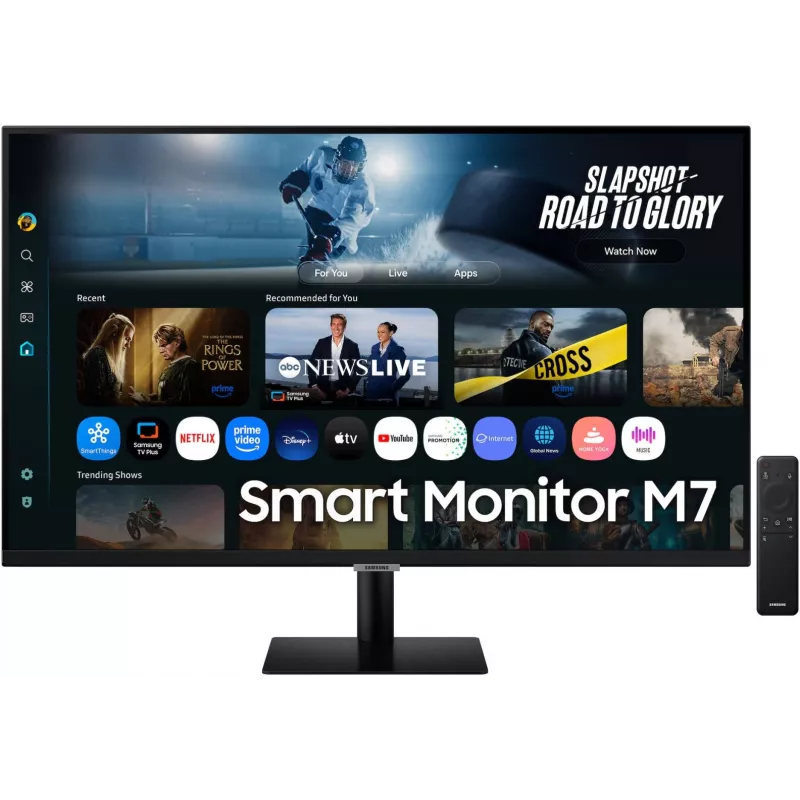 Монитор Samsung 32" LS32FM702UMXUE черный VA LED 4ms 16:9 HDMI M/M матовая 3000:1 300cd 178гр/178гр 3840x2160 60Hz 4K USB 6.5кг