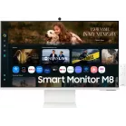Монитор Samsung 32" S32FM801UMXUE белый VA LED 4ms 16:9 HDMI M/M Cam матовая HAS Piv 3000:1 400cd 178гр/178гр 3840x2160 60Hz 4K USB 7кг