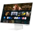 Монитор Samsung 32" S32FM801UMXUE белый VA LED 4ms 16:9 HDMI M/M Cam матовая HAS Piv 3000:1 400cd 178гр/178гр 3840x2160 60Hz 4K USB 7кг