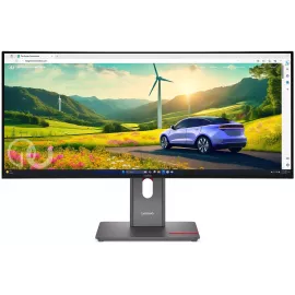 Монитор Lenovo 34" ThinkVision P34WD-40 черный IPS LED 21:9 HDMI M/M HAS Piv 350cd 178гр/178гр 3440x1440 120Hz DP WQ USB 10кг