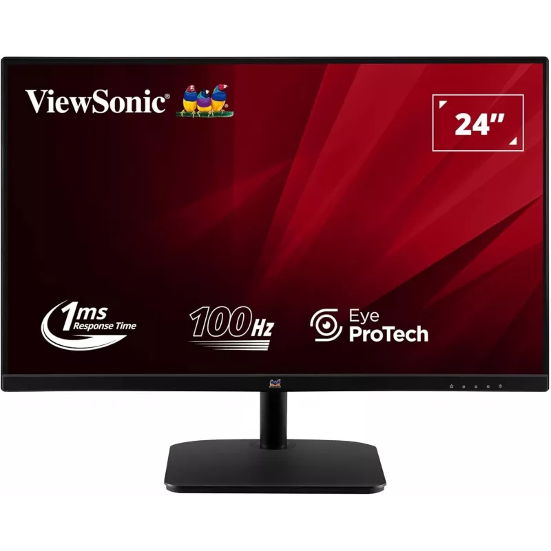 Монитор ViewSonic 24" VA2432-H-2 черный IPS LED 16:9 HDMI матовая 250cd 178гр/178гр 1920x1080 100Hz VGA FHD 2.7кг