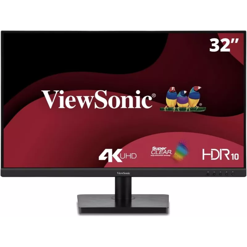 Монитор ViewSonic 32" VA3208-4K-HD черный VA LED 16:9 HDMI матовая 300cd 178гр/178гр 3840x2160 60Hz DP 4K 6.6кг