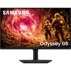 Монитор Samsung 27" Odyssey G5 LS27FG502EIXCI черный IPS LED 16:9 HDMI матовая HAS Piv 1000:1 300cd 178гр/178гр 2560x1440 180Hz G-Sync FreeSync DP QHD 4.1кг