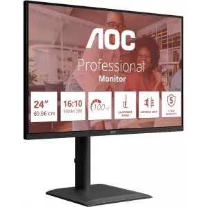  AOC 24quot X24E4U IPS LED 1610 HDMI MM HAS Piv 300cd 178178 1920x1200 100Hz VGA DP FHD USB 522