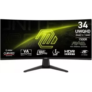  MSI 34quot Mag 346CQ VA LED 219 HDMI 300cd 178178 3440x1440 180Hz DP UW 63