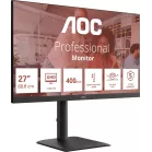 Монитор AOC 27" U27E4CV черный IPS LED 16:9 HDMI M/M матовая HAS Piv 400cd 3840x2160 60Hz DP 4K USB 6.83кг