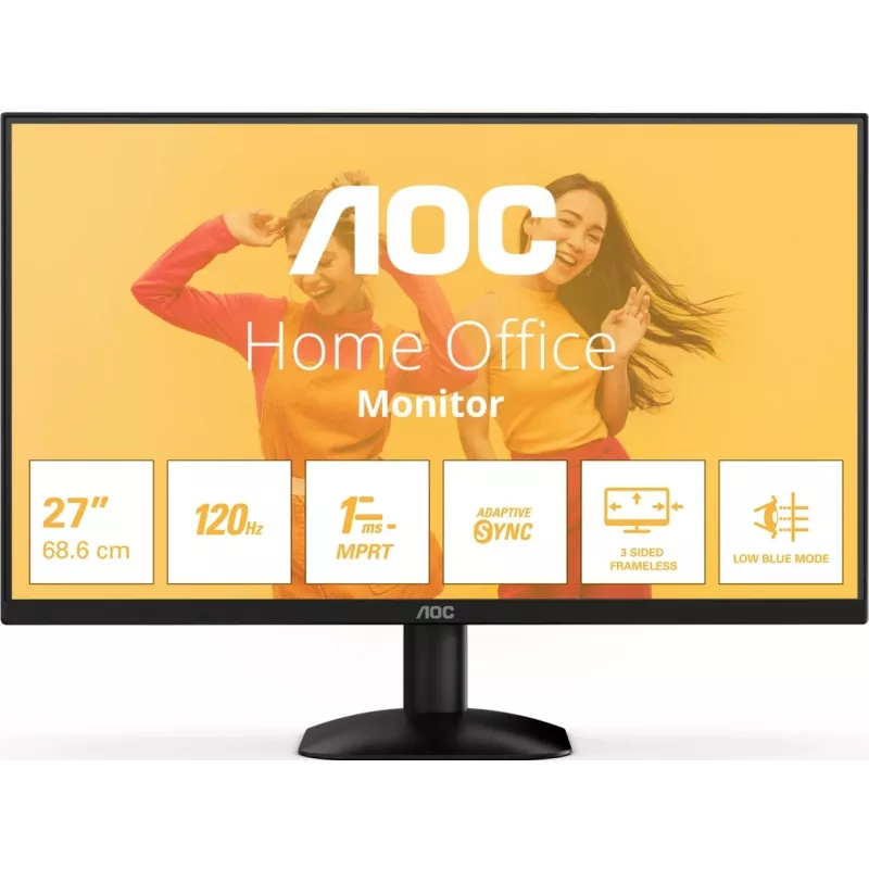Монитор AOC 27" 27B35HM черный VA LED 16:9 HDMI матовая 250cd 178гр/178гр 1920x1080 100Hz VGA FHD 3.05кг