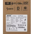 Монитор Acer 27" Nitro XV270UX1bmiiprx черный IPS LED 16:9 HDMI M/M матовая HAS Piv 1000:1 250cd 178гр/178гр 2560x1440 200Hz FreeSync Premium DP 2K 5.03кг