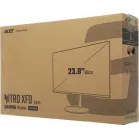 Монитор Acer 23.8" Nitro XF240YW5bmiiphx черный IPS LED 1ms 16:9 HDMI M/M матовая HAS Piv 250cd 178гр/178гр 1920x1080 240Hz FreeSync Premium DP FHD 3.86кг