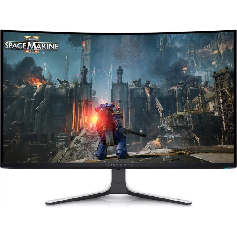 Монитор Dell 32" Alienware AW3225QF белый QD OLED LED 16:9 HDMI матовая HAS Piv 1000cd 178гр/178гр 3840x2160 240Hz G-Sync DP 4K USB 9.35кг