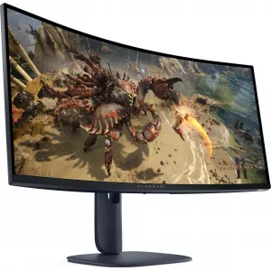 Dell 34quot Alienware AW3425DWM VA LED 219 HDMI HAS 30001 400cd 178178 3440x1440 180Hz FreeSync Premium DP UW USB 951