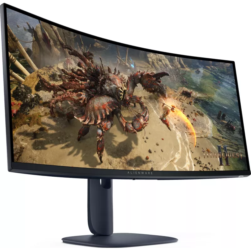 Монитор Dell 34" Alienware AW3425DWM черный VA LED 21:9 HDMI матовая HAS 3000:1 400cd 178гр/178гр 3440x1440 180Hz FreeSync Premium DP UW USB 9.51кг