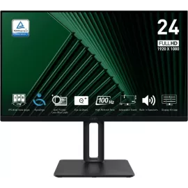 Монитор MSI 23.8" Pro MP245PG E14 черный IPS LED 16:9 HDMI M/M матовая HAS Piv 300cd 178гр/178гр 1920x1080 144Hz VGA DP FHD 5.25кг