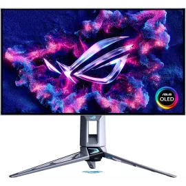 Монитор Asus 26.5" ROG Swift PG27AQWP-W светло-серый WOLED LED 16:9 HDMI глянцевая HAS Piv 1500000:1 1500cd 178гр/178гр 2560x1440 540Hz FreeSync Premium Pro DP 2K USB 7.04кг