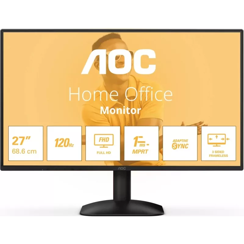 Монитор AOC 27" 27B31H черный IPS 16:9 HDMI матовая 300cd 178гр/178гр 1920x1080 120Hz VGA FHD 3.4кг