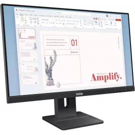Монитор Lenovo 23.8" ThinkVision E24-40 черный IPS LED 16:9 HDMI M/M матовая HAS Piv 250cd 178гр/178гр 1920x1080 100Hz VGA DP FHD 4.5кг