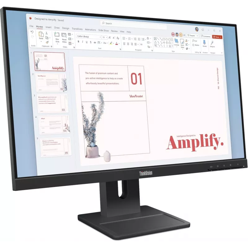 Монитор Lenovo 23.8" ThinkVision E24-40 черный IPS LED 16:9 HDMI M/M матовая HAS Piv 250cd 178гр/178гр 1920x1080 100Hz VGA DP FHD 4.5кг