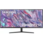 Монитор Samsung 34" ViewFinity S5 LS34C500GAUXEN черный VA LED 21:9 полуматовая 3000:1 300cd 178гр/178гр 3440x1440 100Hz FreeSync DP Ultra WQHD 4.9кг