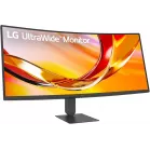 Монитор LG 34" UltraWide 34U640B-B черный VA LED 21:9 HDMI матовая HAS 300cd 178гр/178гр 3440x1440 144Hz FreeSync Premium DP UW USB 7.7кг