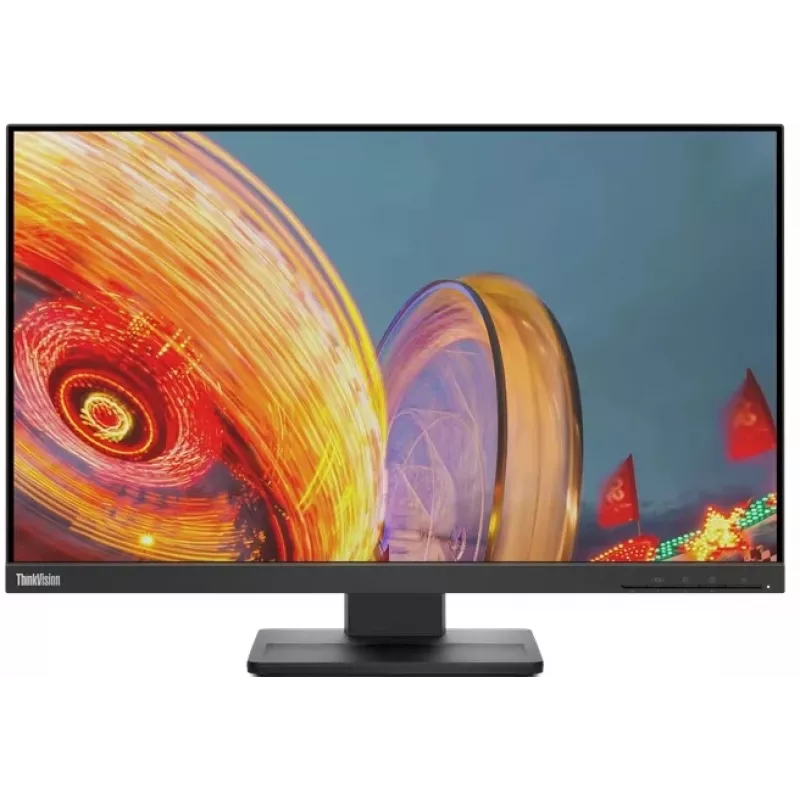 Монитор Lenovo 23.8" ThinkVision E24q-20 черный IPS 4ms 16:9 HDMI M/M матовая HAS Piv 1000:1 300cd 178гр/178гр 2560x1440 75Hz DP 2K 5.05кг