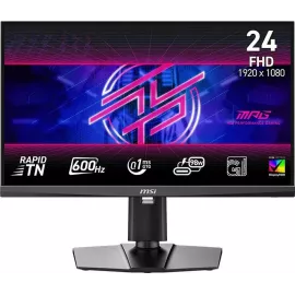 Монитор MSI 24.5" MPG 242R X60N черный TN LED 16:9 HDMI матовая HAS Piv 350cd 178гр/178гр 1920x1080 600Hz FreeSync Premium DP FHD USB 6.9кг