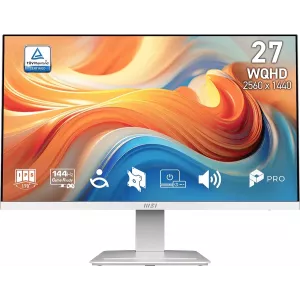  MSI 27quot Pro MP273QW E14 IPS LED 4ms 169 HDMI MM 15001 300cd 178178 2560x1440 144Hz DP Quad HD 2K 1440p 395