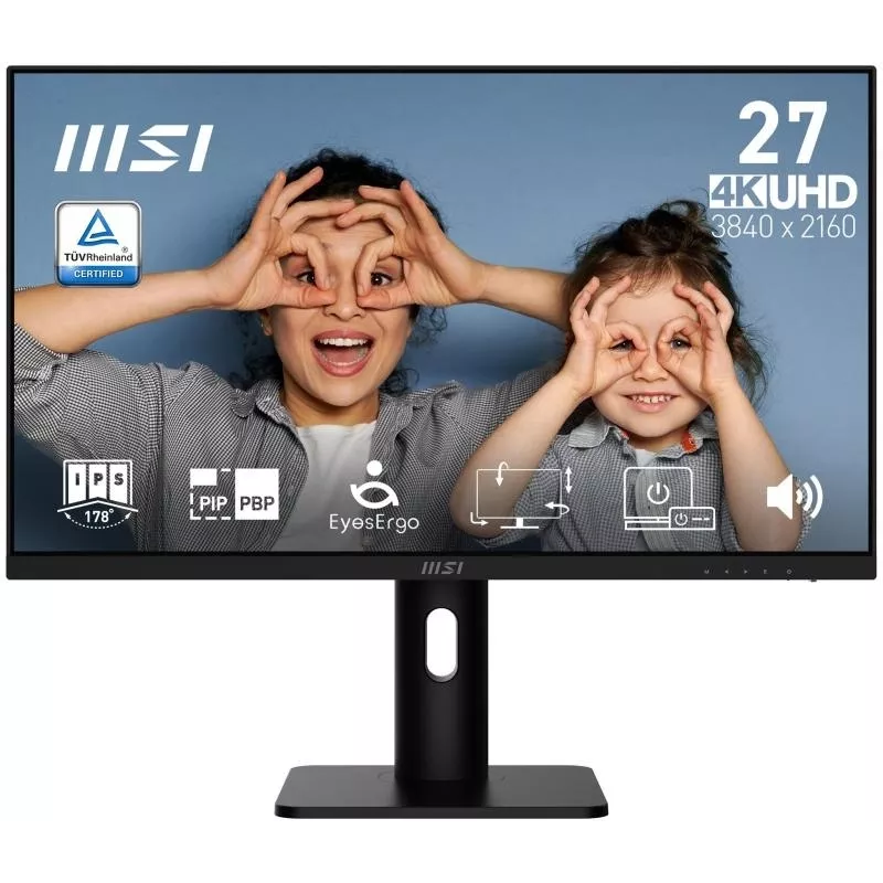 Монитор MSI 27" MP273UP E6 черный IPS LED 16:9 HDMI M/M матовая 300cd 178гр/178гр 3840x2160 60Hz DP 4K 3.95кг
