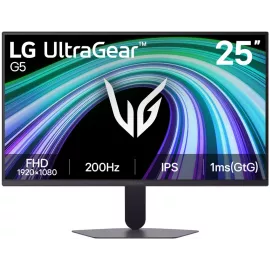 Монитор LG 24.4" (62.2 см) UltraGear 25G523B-B черный IPS LED 16:9 HDMI матовая 1000:1 300cd 178гр/178гр 1920x1080 200Hz FreeSync Premium DP FHD 3.5кг