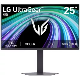 Монитор LG 25" UltraGear 25G550B-B черный IPS LED 16:9 HDMI матовая HAS Piv 1000:1 300cd 178гр/178гр 1920x1080 300Hz FreeSync Premium DP FHD 4.8кг