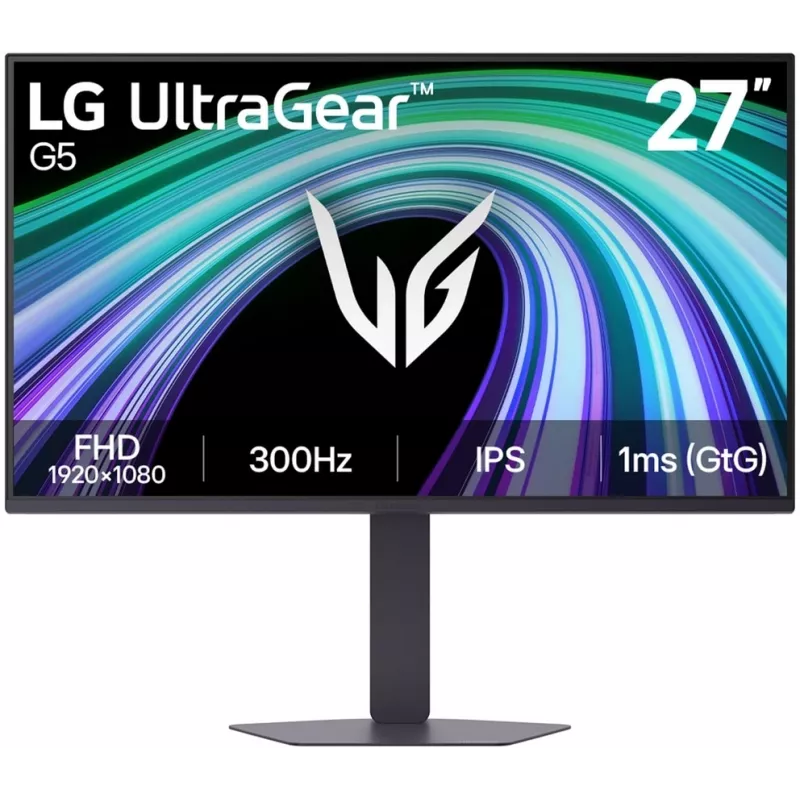 Монитор LG 27" UltraGear 27G550B-B черный IPS LED 16:9 HDMI матовая HAS Piv 1000:1 300cd 178гр/178гр 1920x1080 300Hz FreeSync Premium DP FHD 5.5кг