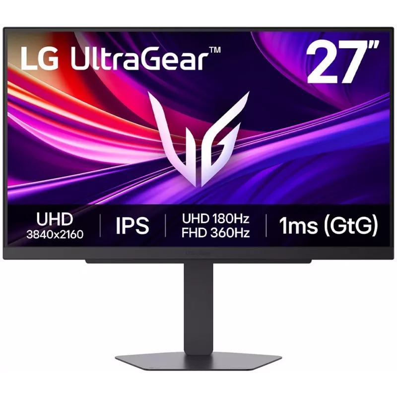 Монитор LG 27" UltraGear 27G810A-B черный IPS LED 16:9 HDMI матовая HAS Piv 1000:1 400cd 178гр/178гр 3840x2160 180Hz FreeSync Premium DP 4K 7.4кг