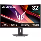 Монитор LG 31.5" UltraGear 32G600A-B черный VA LED 16:9 HDMI матовая HAS Piv 3000:1 300cd 178гр/178гр 2560x1440 180Hz FreeSync DP 2K 6.7кг