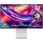 Монитор LG 31.5" 32U990A-S черный IPS LED 16:9 HDMI M/M матовая HAS Piv 2000:1 450cd 178гр/178гр 6144x3456 60Hz DP 6K USB 9.5кг