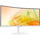 Монитор Samsung 34" ViewFinity S6 S34C650TAUXEN белый VA LED 5ms 21:9 HDMI M/M полуматовая HAS Piv 350cd 178гр/178гр 3440x1440 100Hz FreeSync DP Ultra WQHD USB 8.1кг
