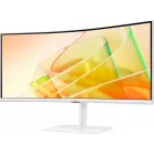 Монитор Samsung 34" ViewFinity S6 S34C650TAUXEN белый VA LED 5ms 21:9 HDMI M/M полуматовая HAS Piv 350cd 178гр/178гр 3440x1440 100Hz FreeSync DP Ultra WQHD USB 8.1кг