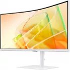 Монитор Samsung 34" ViewFinity S6 S34C650TAUXEN белый VA LED 5ms 21:9 HDMI M/M полуматовая HAS Piv 350cd 178гр/178гр 3440x1440 100Hz FreeSync DP Ultra WQHD USB 8.1кг