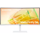 Монитор Samsung 34" ViewFinity S6 S34C650TAUXEN белый VA LED 5ms 21:9 HDMI M/M полуматовая HAS Piv 350cd 178гр/178гр 3440x1440 100Hz FreeSync DP Ultra WQHD USB 8.1кг